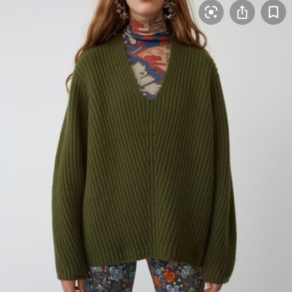 acne studios deborah wool sweater